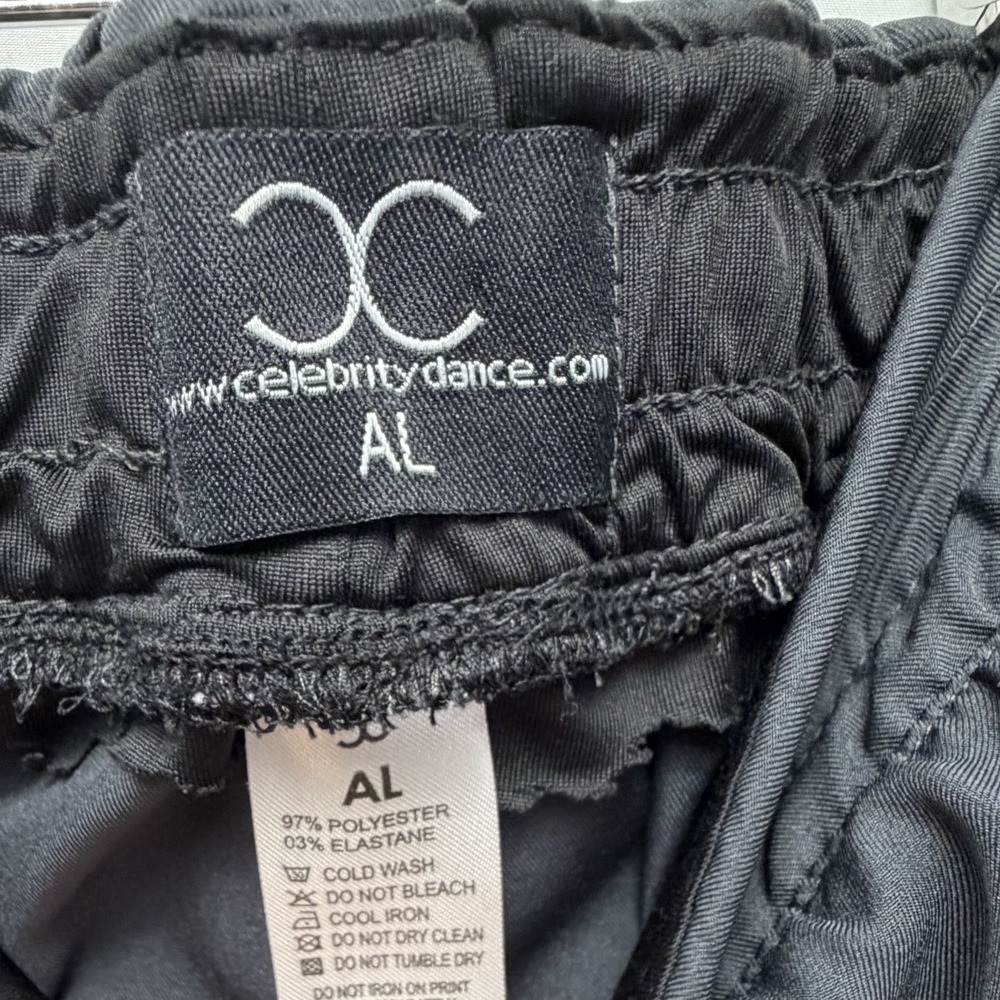 Celebrity Dance Competition Shorts Size Adult Large Black - Picture 3 of 3